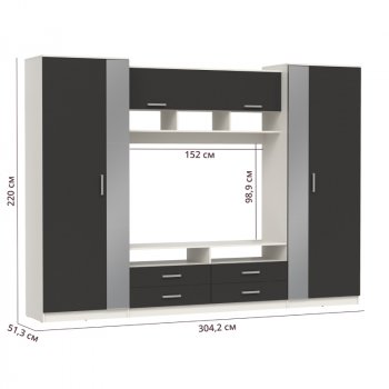 ШМЦ Вена 91.01 с зеркалом в Покровске - mebel154.com