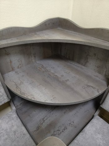 Кухонный уголок Миссия с полкой ткань в Покровске - mebel154.com