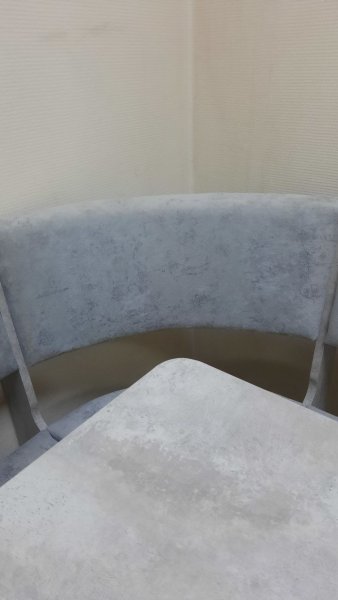 Кухонный уголок Миссия V велюр (цемент) в Покровске - mebel154.com