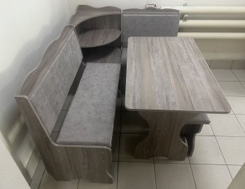 Кухонный уголок Миссия с полкой, ткань(локи) в Покровске - mebel154.com