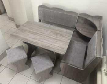 Кухонный уголок Миссия с полкой, ткань(локи) в Покровске - mebel154.com
