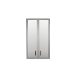 Комплект дверей Приоритет стекло в алюм. рамке К-981 (К-945, КФ-945) в Покровске - mebel154.com