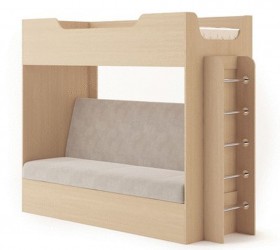 Кровать двухъярусная с диваном в Покровске - mebel154.com