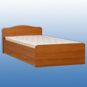 Кровать двуспальная с ящиками в Покровске - mebel154.com