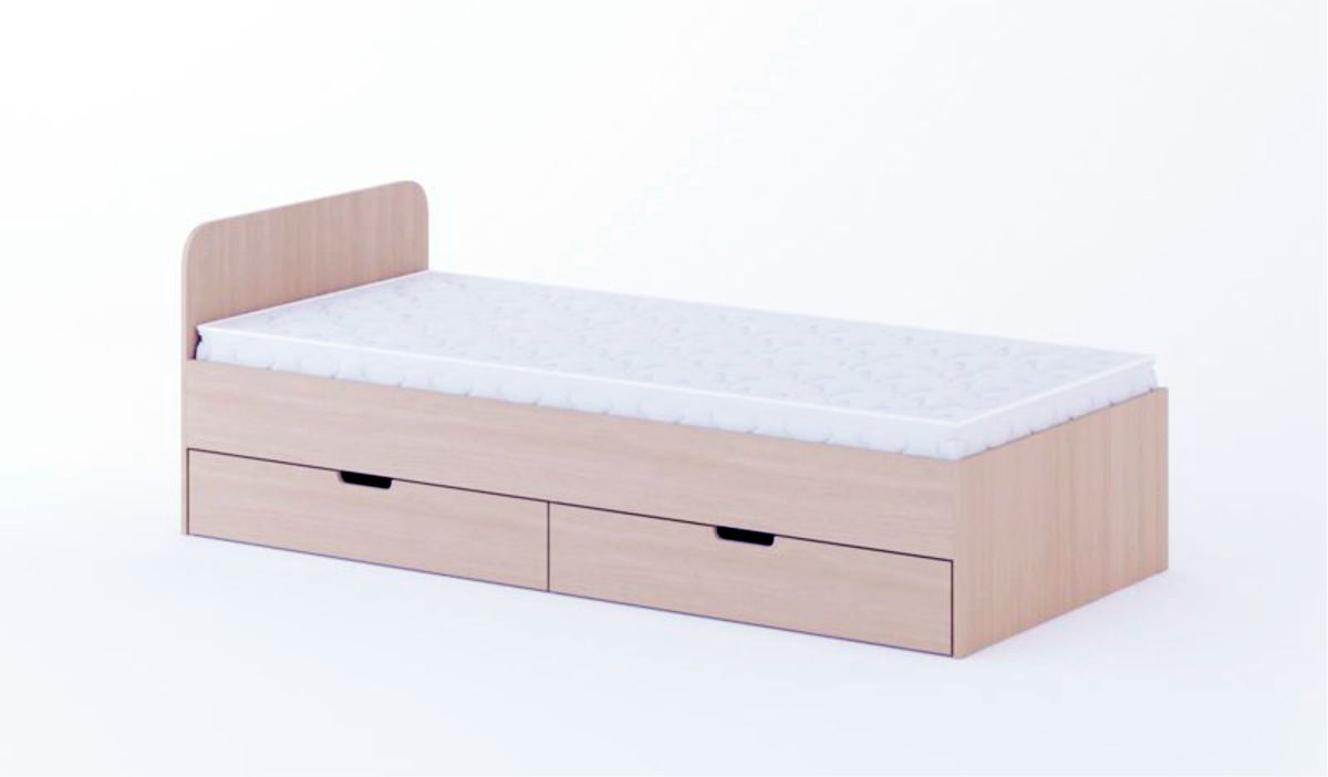 Кровать с ящиками Фиджи в Покровске - mebel154.com