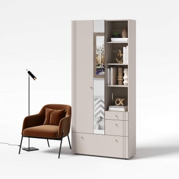 Вешалка с зеркалом Одетта (ВШ1) в Покровске - mebel154.com