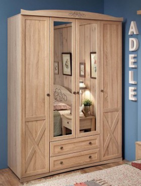 Шкаф для одежды 4-х дверный 9 Adele в Покровске - mebel154.com