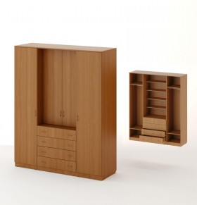 Шкаф распашной 4-х створчатый с 2 ящиками в Покровске - mebel154.com